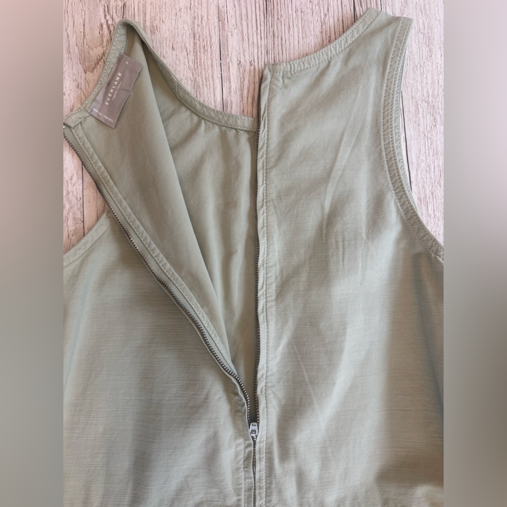 EVERLANE The Fatigue Jumpsuit in Pastel Green 4 - Picture 5 of 9